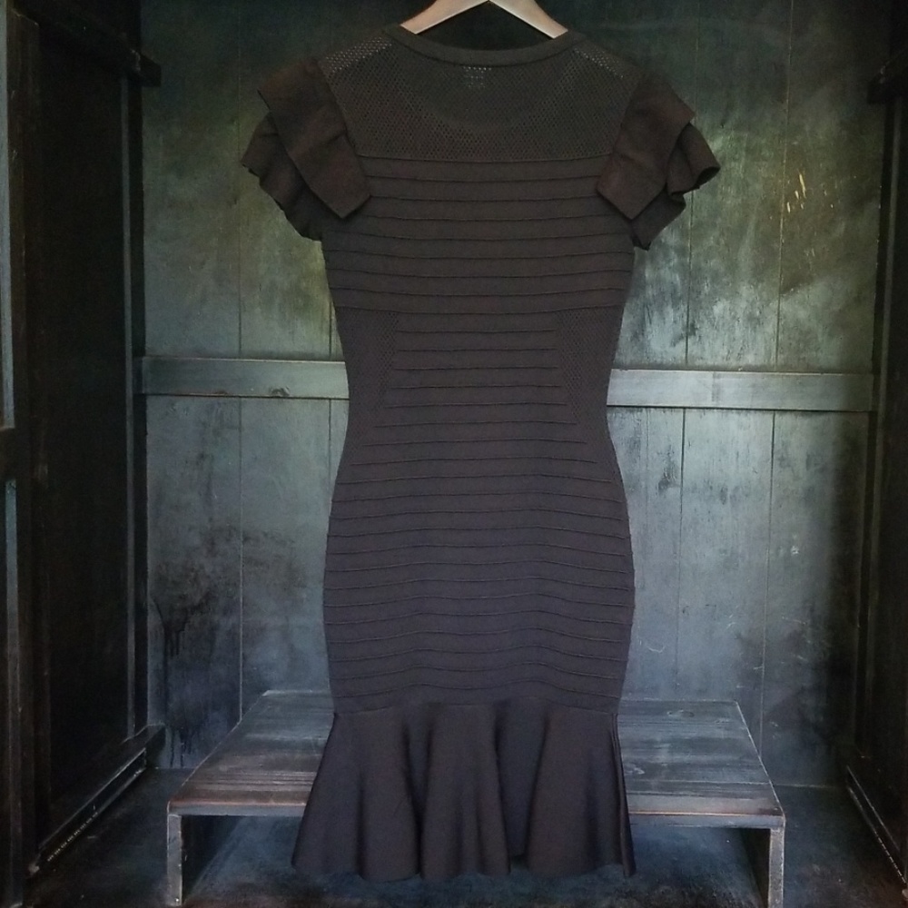 bebe Ruffle and Mesh Dress - Picture 4 of 5